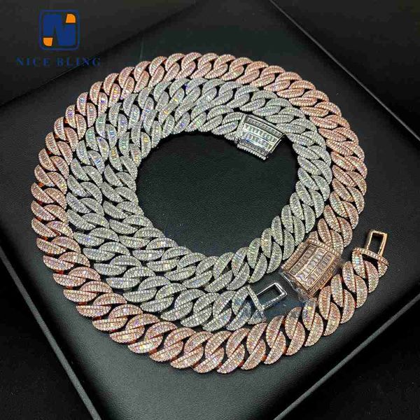 men cz diamond brass hip hop jewelry necklace 18k gold plated iced out cuban link chain necklace diamond cuban chain, Silver
men cz diamond brass hip hop jewelry necklace 18k gold plated iced out cuban link chain necklace diamond cuban chain, Silver