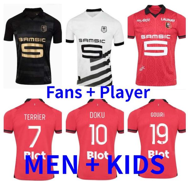 23 24 stade rennais soccer jerseys rennes maillot de foot 2023 2024 toko ekambi bourigeaud terrier doku gouiri uniform men kids kit football, Black;yellow
23 24 stade rennais soccer jerseys rennes maillot de foot 2023 2024 toko ekambi bourigeaud terrier doku gouiri uniform men kids kit football, Black;yellow