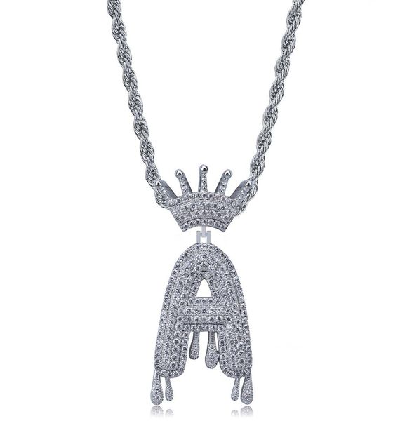 custom crown bail drip bubble initial letters az chain necklaces pendant for men women gold silver color cubic zircon hip hop j5287460
custom crown bail drip bubble initial letters az chain necklaces pendant for men women gold silver color cubic zircon hip hop j5287460