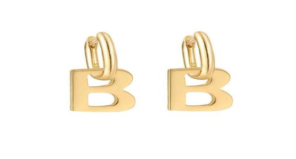 hoop huggie 100 925 sterling silver punk alphabet letter b earrings for women trendy hiphop korean minimalist gifts30936554829514, Golden;silver
hoop huggie 100 925 sterling silver punk alphabet letter b earrings for women trendy hiphop korean minimalist gifts30936554829514, Golden;silver