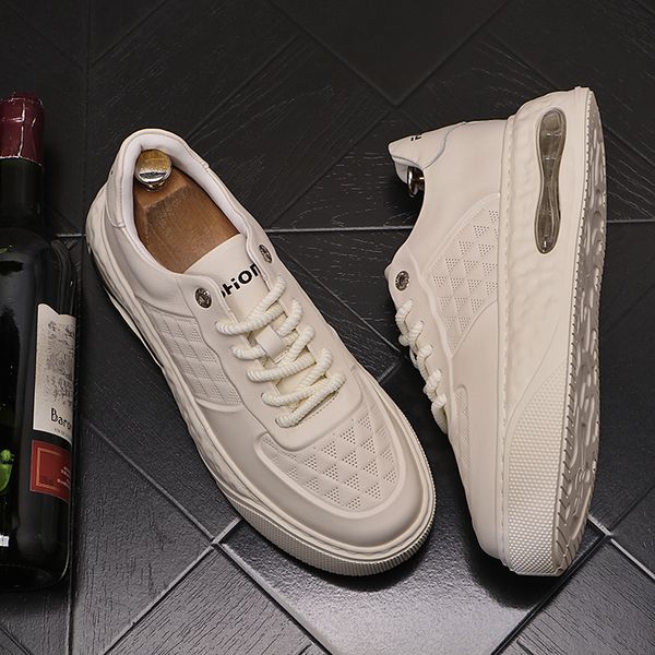 new fashion designer shoes men casual platform sneakes lace up trainers student sneakes mens vulcanized shoes zapatillas hombre, Black
new fashion designer shoes men casual platform sneakes lace up trainers student sneakes mens vulcanized shoes zapatillas hombre, Black