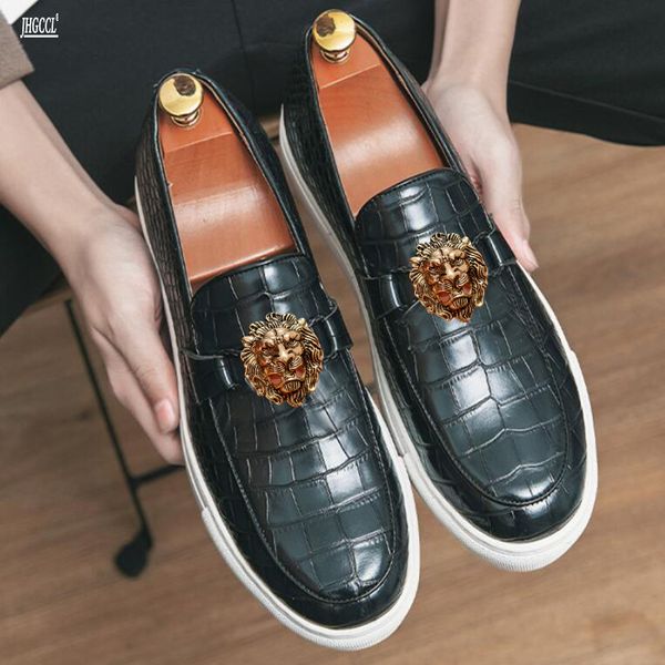 new stone print sneakers crocodile print men's casual shoes cover feet fringe board shoes english flat slip-on lazy loafers a1, Black
new stone print sneakers crocodile print men's casual shoes cover feet fringe board shoes english flat slip-on lazy loafers a1, Black