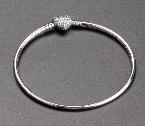 classic design 925 sterling silver bangle for women love heart cz pave for bracelet bracelet original gift box60545448993550, Black
classic design 925 sterling silver bangle for women love heart cz pave for bracelet bracelet original gift box60545448993550, Black