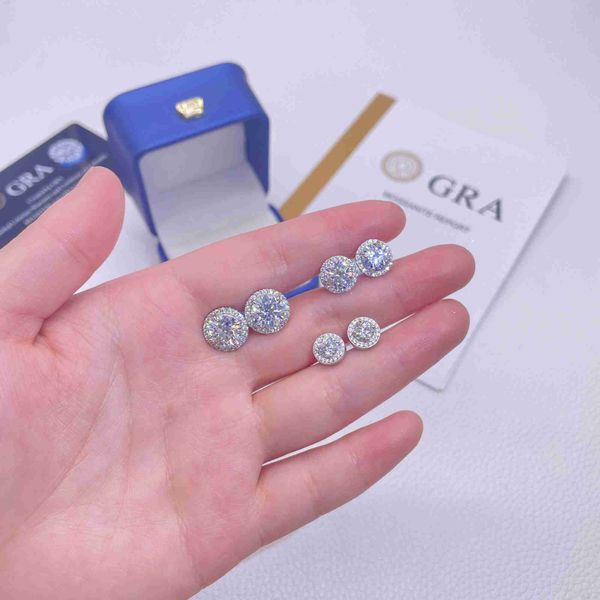 fashion jewelry 925 sterling silver earring 5mm 6.5mm 8mm vvs moissanite diamond hip hop earrings stud, Golden
fashion jewelry 925 sterling silver earring 5mm 6.5mm 8mm vvs moissanite diamond hip hop earrings stud, Golden