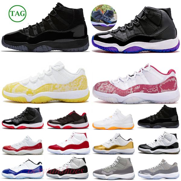 designer 11 11s basketball shoes jumpman cherry cool grey gamma blue grape low yellow snakeskin sneakers for men and women
designer 11 11s basketball shoes jumpman cherry cool grey gamma blue grape low yellow snakeskin sneakers for men and women