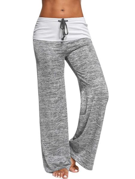 women fashion wide leg patchwork leggings causal dancing loose long pant waist drawstring ladies elasticed pants yoga sportwear, Black
women fashion wide leg patchwork leggings causal dancing loose long pant waist drawstring ladies elasticed pants yoga sportwear, Black