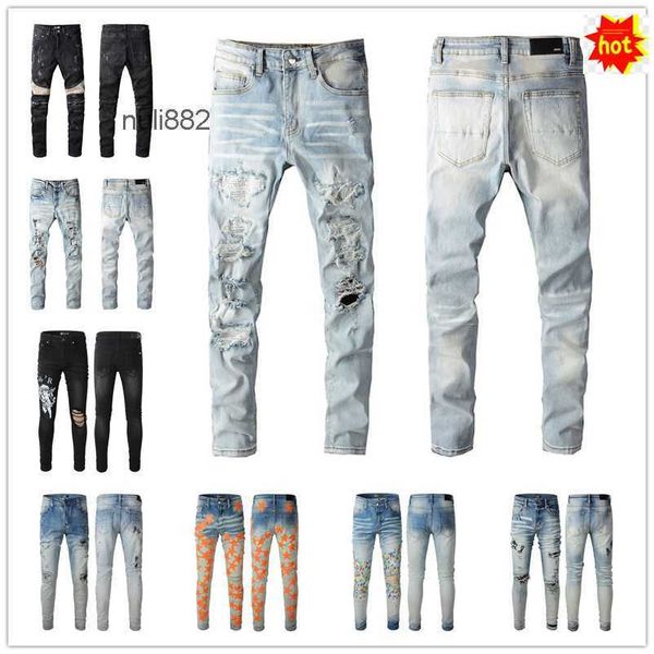 2023 new arrivals amirly mens luxury designer denim jeans holes trousers jean coolguy biker pants man clothing #0494, Blue
2023 new arrivals amirly mens luxury designer denim jeans holes trousers jean coolguy biker pants man clothing #0494, Blue