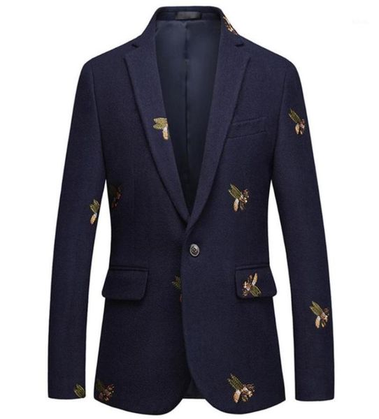 bee embroidery blazer slim fit masculino abiti uomo 2020 wedding prom blazers tweed wool for men stylish suit jacket17803496, White;black
bee embroidery blazer slim fit masculino abiti uomo 2020 wedding prom blazers tweed wool for men stylish suit jacket17803496, White;black