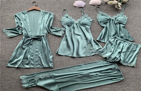 yinlinhe 5 piece pajamas set women lace sleepwear nightie shorts pijamas feminino faux silk sleep suit nighgown 1596 t207843004, Black;red
yinlinhe 5 piece pajamas set women lace sleepwear nightie shorts pijamas feminino faux silk sleep suit nighgown 1596 t207843004, Black;red