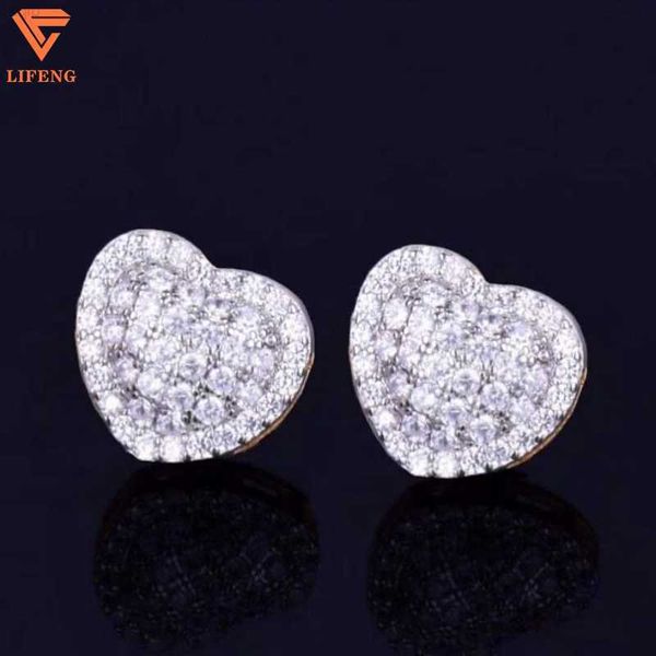 fashionable jewelry 14mm heart-shaped s925 stud 14k gold silver iced out vvs micro pave moissanite earrings for gift, Golden
fashionable jewelry 14mm heart-shaped s925 stud 14k gold silver iced out vvs micro pave moissanite earrings for gift, Golden
