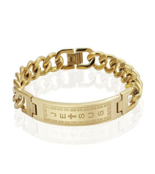 18k gold filled bracelets bangles men jewelry stainless steel pulseiras4173363, Golden;silver
18k gold filled bracelets bangles men jewelry stainless steel pulseiras4173363, Golden;silver