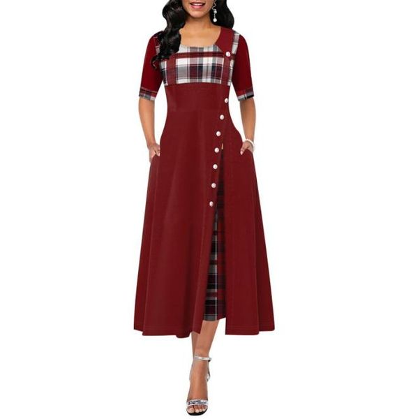 2020 new dress style round neck contrast color medium sleeve irregular long dress6921323, Black;gray
2020 new dress style round neck contrast color medium sleeve irregular long dress6921323, Black;gray