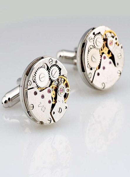 unique design watch movement cufflinks for mens copper cufflink wedding cuff link fashion jewelry xmas gift c0331691229, Silver 
unique design watch movement cufflinks for mens copper cufflink wedding cuff link fashion jewelry xmas gift c0331691229, Silver