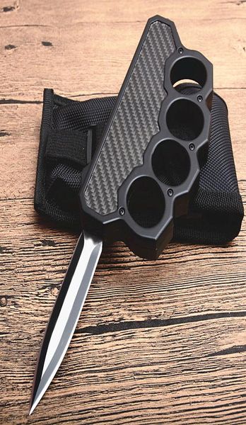 newarrival black knuckle blade auto tactical knife satin steel outdoor d2 edc edge knives fiber handle double duster rescue car1355506
newarrival black knuckle blade auto tactical knife satin steel outdoor d2 edc edge knives fiber handle double duster rescue car1355506