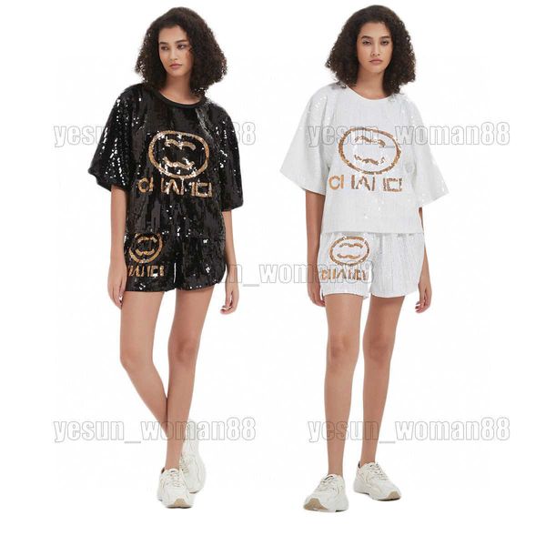 woman designer luxury channel classic womens sequin loose and shorts set suit female fashion colorful skirt two piece dresstwo-piece set, Gray
woman designer luxury channel classic womens sequin loose and shorts set suit female fashion colorful skirt two piece dresstwo-piece set, Gray
