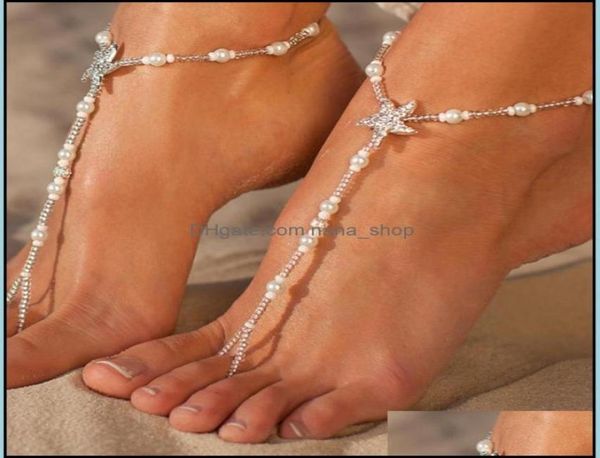 anklets jewelry pearl starfish ankle chain anklet beach wedding foot barefoot sandal chains for women drop delivery lbaq81963339, Red;blue
anklets jewelry pearl starfish ankle chain anklet beach wedding foot barefoot sandal chains for women drop delivery lbaq81963339, Red;blue