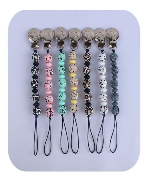 football pacifier clip baby creative soothing leopard print silicone bead teether pacifier holder antidrop chain dummy clip m29306015309
football pacifier clip baby creative soothing leopard print silicone bead teether pacifier holder antidrop chain dummy clip m29306015309
