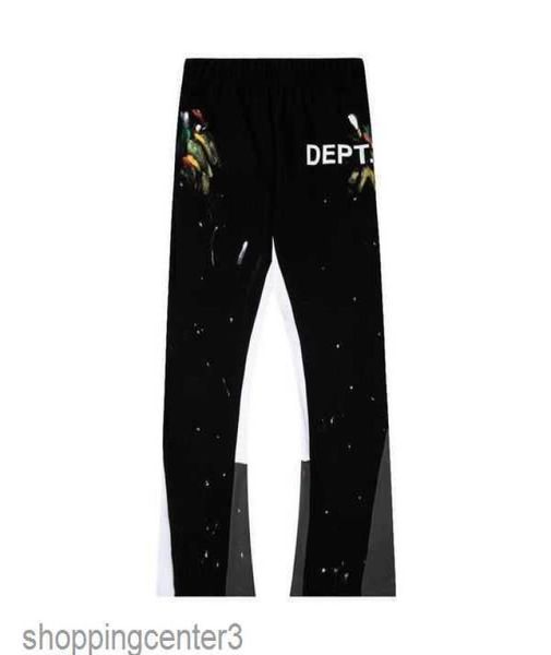 men's pants ies dept designer sweatpants sports 7216b painted flare sweat pant fashion brand splicing hand-painted printed high kukv 32, Black
men's pants ies dept designer sweatpants sports 7216b painted flare sweat pant fashion brand splicing hand-painted printed high kukv 32, Black