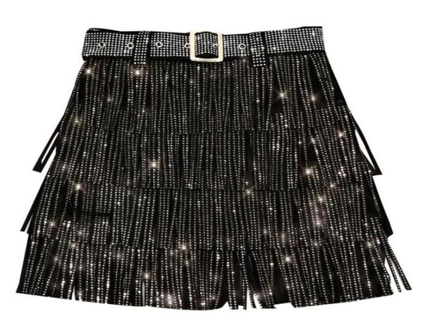 skirts heavy drilling rhines fringed skirt with belt women's high waist multi layer short cake s6676645390, Black
skirts heavy drilling rhines fringed skirt with belt women's high waist multi layer short cake s6676645390, Black