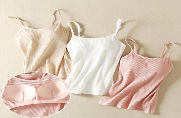 camisoles tanks 2021 women summer solid push up bra vest female cotton oneck sleeveless seamless tank ladies bralette padd6568291, Black;white
camisoles tanks 2021 women summer solid push up bra vest female cotton oneck sleeveless seamless tank ladies bralette padd6568291, Black;white
