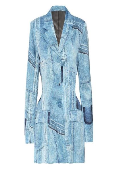 women039s suits blazers superaen 2022 denim graffiti printed satin material waistexposed notched office lady blazer jacket w2023279, White;black
women039s suits blazers superaen 2022 denim graffiti printed satin material waistexposed notched office lady blazer jacket w2023279, White;black