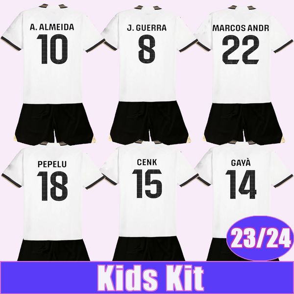23 24 gaya kids kit soccer jerseys a. almeida cenk pepelu marcos andre diakhaby hugo duro s. castillejo home white football shirt short slee, Black
23 24 gaya kids kit soccer jerseys a. almeida cenk pepelu marcos andre diakhaby hugo duro s. castillejo home white football shirt short slee, Black