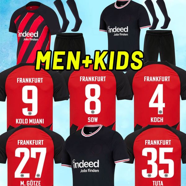 27 m.gotze 23 24 eintracht frankfurt soccer jerseys europa kits add socks full sets lammers kostic men kids kit set football shirt borre hau, Black;yellow
27 m.gotze 23 24 eintracht frankfurt soccer jerseys europa kits add socks full sets lammers kostic men kids kit set football shirt borre hau, Black;yellow