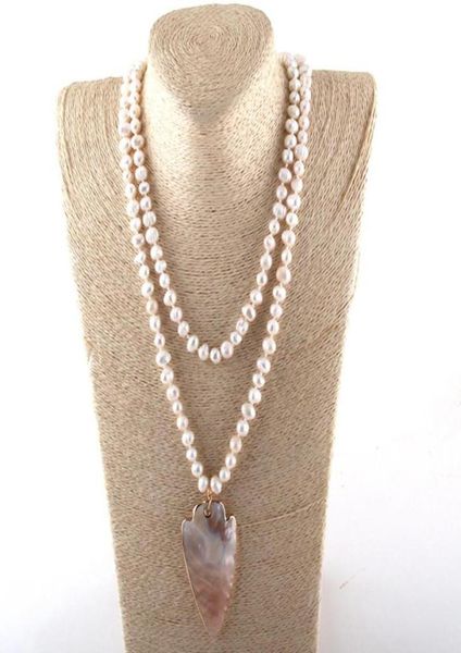 pendant necklaces fashion women pearl jewelry 89mm knotted freshwater shell necklacespendant8614758, Silver
pendant necklaces fashion women pearl jewelry 89mm knotted freshwater shell necklacespendant8614758, Silver