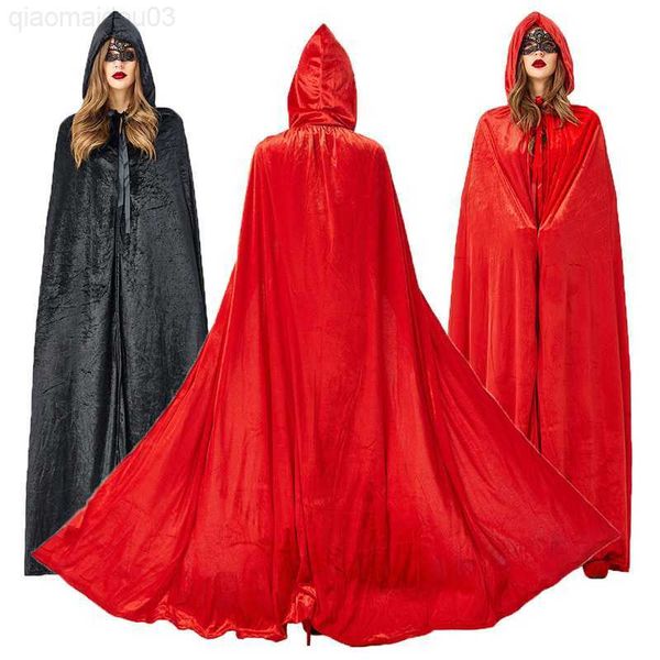 theme costume ghost vampire queen long cloak red black hooded cape witch halloween purim scary come soft velour fabric l230804, Black;red
theme costume ghost vampire queen long cloak red black hooded cape witch halloween purim scary come soft velour fabric l230804, Black;red
