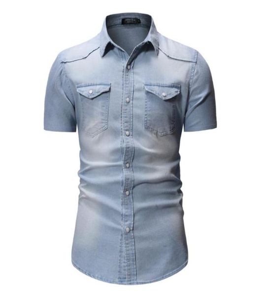 2020 summer denim new shirt men cotton jeans shirt fashion slim short sleeve cowboy male army stylish asian size 3xl1201831, White;black
2020 summer denim new shirt men cotton jeans shirt fashion slim short sleeve cowboy male army stylish asian size 3xl1201831, White;black