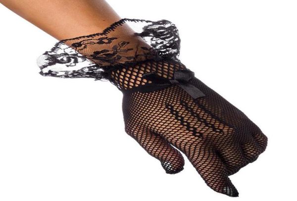 net lace black white wedding night bridal classy wrist length short lace fishnet ruffle finger fishnet gloves1150396, Silver
net lace black white wedding night bridal classy wrist length short lace fishnet ruffle finger fishnet gloves1150396, Silver