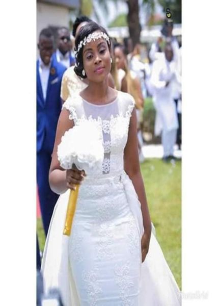 vintage detachable lace wedding dress cap sleeve jewel neck bridal wedding gown custom made vestido de novia8641680, White
vintage detachable lace wedding dress cap sleeve jewel neck bridal wedding gown custom made vestido de novia8641680, White
