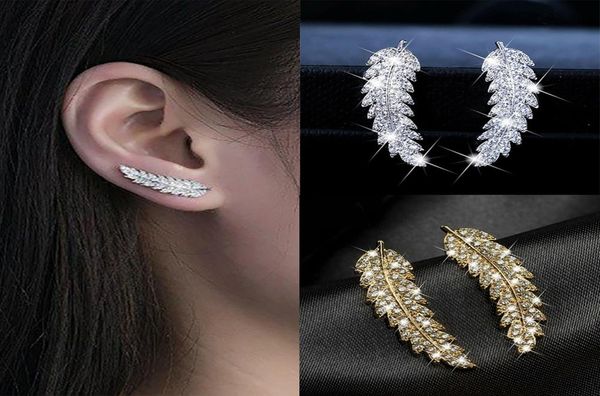 stud earrings for women delicate feather leaf shaped silver gold color party daily giftfashion jewelry kae0607312363, Golden;silver
stud earrings for women delicate feather leaf shaped silver gold color party daily giftfashion jewelry kae0607312363, Golden;silver