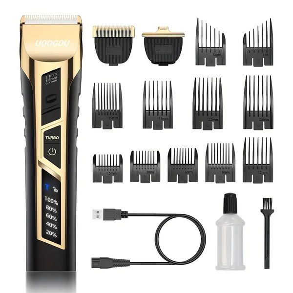 hair clippers for men professional hair clipper beard trimmer set cordless hair cutting machine grooming kit rechargeable with 9 guide combs
hair clippers for men professional hair clipper beard trimmer set cordless hair cutting machine grooming kit rechargeable with 9 guide combs