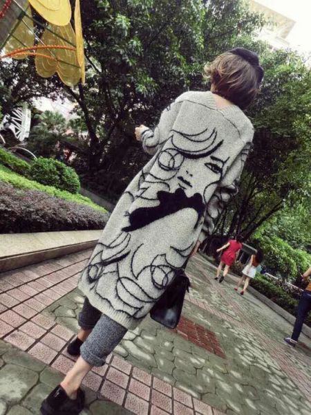 women's sweaters designer autumn winter fashion women long sleeve loose knitting cardigan sweater women knitted female cardigan pull fe, White;black
women's sweaters designer autumn winter fashion women long sleeve loose knitting cardigan sweater women knitted female cardigan pull fe, White;black