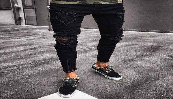 mens cool designer brand black jeans skinny ripped destroyed stretch slim fit hop hop pants with holes for men7742678, Blue
mens cool designer brand black jeans skinny ripped destroyed stretch slim fit hop hop pants with holes for men7742678, Blue