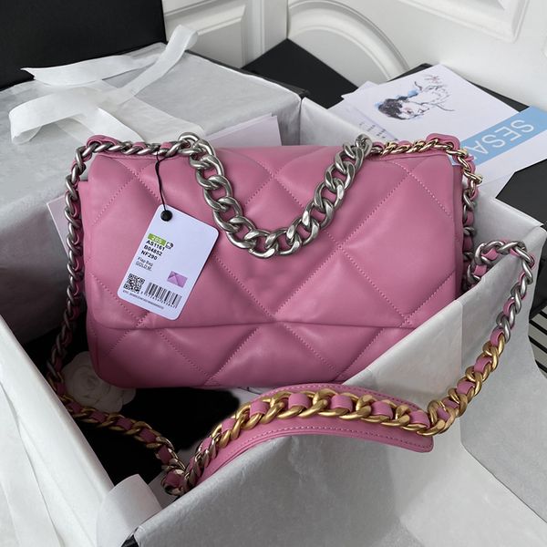 luxury women tote bag fashion designer 19 handbag black white soft lambskin leather shoulder bags 30cm large purse with box
luxury women tote bag fashion designer 19 handbag black white soft lambskin leather shoulder bags 30cm large purse with box