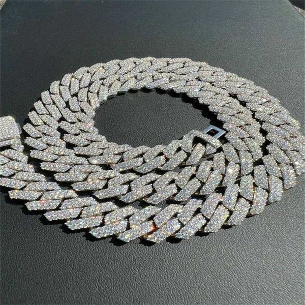 custom pass diamond tester iced out moissanite cuban link chain hip hop necklace bracelet 14mm sterling silver men jewelry
custom pass diamond tester iced out moissanite cuban link chain hip hop necklace bracelet 14mm sterling silver men jewelry