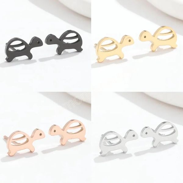 stainless steel turtles earrings women cute animal jewelry minimalist tortoise shape ear studs piercing pendientes, Golden;silver
stainless steel turtles earrings women cute animal jewelry minimalist tortoise shape ear studs piercing pendientes, Golden;silver