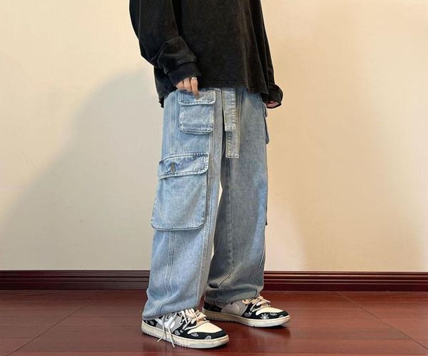 men039s jeans men purple multipockets cargo jean pants men039s straight baggy streetwear hip hop neutral denim trousers 5 c6336623, Blue
men039s jeans men purple multipockets cargo jean pants men039s straight baggy streetwear hip hop neutral denim trousers 5 c6336623, Blue