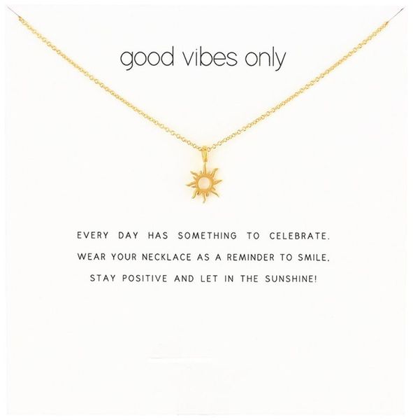 chian choker necklaces with card gold silver sunshine pendant necklace for fashion women jewelry good vibes only3282776
chian choker necklaces with card gold silver sunshine pendant necklace for fashion women jewelry good vibes only3282776