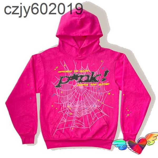 men's hoodies fashion sp5der 555555 sweatshirts designer young bandit pink hoodie men women 1 foam printing spider web graphic sweaters, Black
men's hoodies fashion sp5der 555555 sweatshirts designer young bandit pink hoodie men women 1 foam printing spider web graphic sweaters, Black