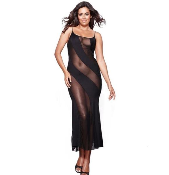 nightgown women erotic lingerie dress sleepwear plus size 4xl 5xl 6xl strappy mesh long night dress nightwear sleepshirts y201712392, Black;red
nightgown women erotic lingerie dress sleepwear plus size 4xl 5xl 6xl strappy mesh long night dress nightwear sleepshirts y201712392, Black;red