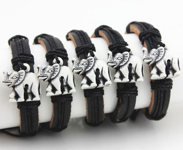 jewelry whole 12pcs imitation yak bone carved tribal style lucky elephants leather bracelets surfer bangle lucky gift mb1539025050, Black
jewelry whole 12pcs imitation yak bone carved tribal style lucky elephants leather bracelets surfer bangle lucky gift mb1539025050, Black