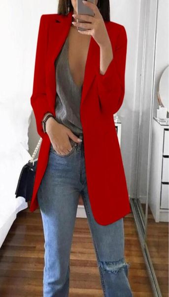 fashionautumn women casual slim blazers suit jacket fashion lady office suit black with pockets business notched blazer coat3083892, White;black
fashionautumn women casual slim blazers suit jacket fashion lady office suit black with pockets business notched blazer coat3083892, White;black