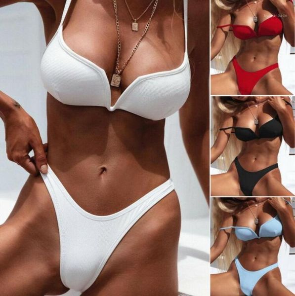 women039s swimwear hirigin solid bikini sets women push up padded bra biquini low waist thong swimsuit female beachwear ba6681925, White;black
women039s swimwear hirigin solid bikini sets women push up padded bra biquini low waist thong swimsuit female beachwear ba6681925, White;black
