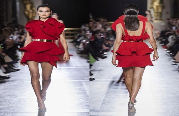 elie saab red short prom dresses flower satin ruffle backless mini evening gowns plus size cooktail gown pageant party dress8892722, Black
elie saab red short prom dresses flower satin ruffle backless mini evening gowns plus size cooktail gown pageant party dress8892722, Black