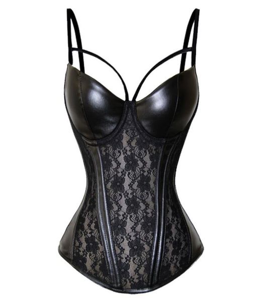 steampunk bustier gothic leather black lace lingerie floral waist cincher steel boned body shaper corsete overbust pant set2474101, Red;black
steampunk bustier gothic leather black lace lingerie floral waist cincher steel boned body shaper corsete overbust pant set2474101, Red;black