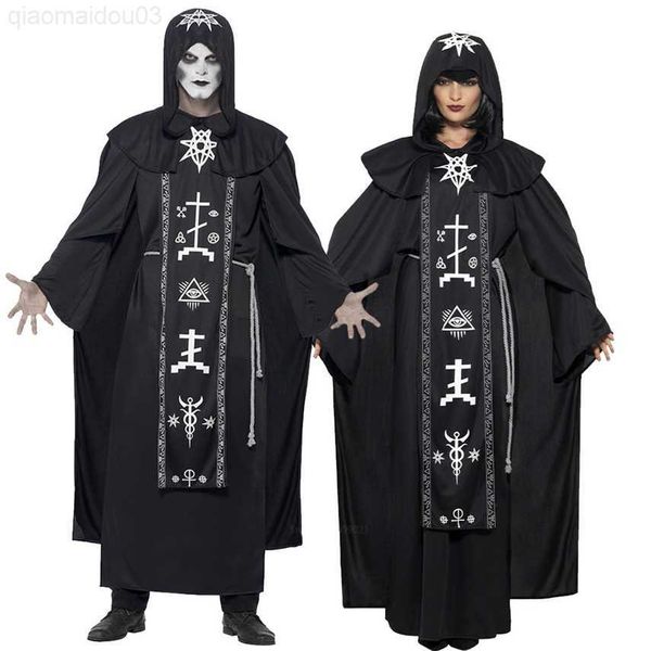 theme costume new halloween comes for cosplay men wizard devil women vampire rune magician carnival party performance clothing set l230804, Black;red
theme costume new halloween comes for cosplay men wizard devil women vampire rune magician carnival party performance clothing set l230804, Black;red