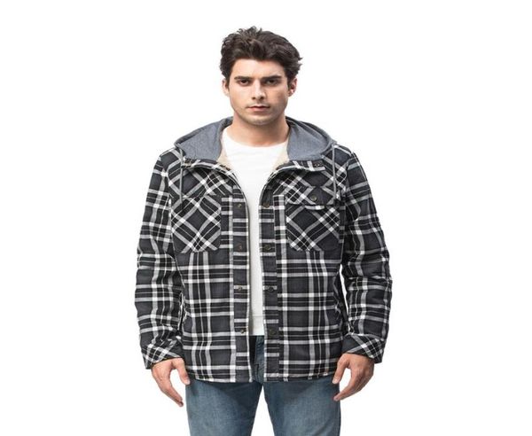 men039s winter outdoor casual vintage long sleeve plaid flannel button shirt jacket with hood rst3252 jackets6186785, Black;brown
men039s winter outdoor casual vintage long sleeve plaid flannel button shirt jacket with hood rst3252 jackets6186785, Black;brown